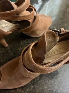 Prada suede heels